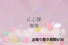 にこ様❁⃘*.゜専用ページ
