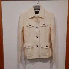 23区 ニジュウサンク ホワイト ジャケット フォーマル おしゃれアイテム