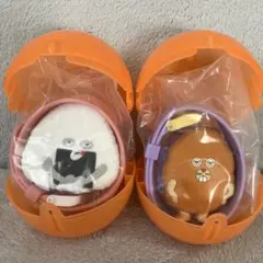 パンどろぼう　カプセルマスコット　ウォッチ2点