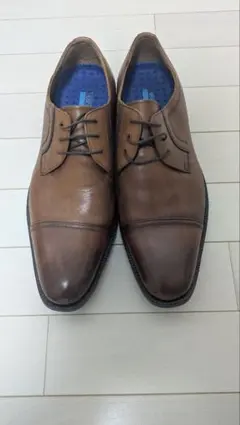 Hawkins ビジネスシューズ ブラウン HB70019 25センチのサムネイル