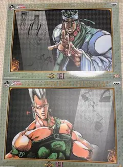 H賞 ビジュアルマット　アブドゥル＆ポルナレフ