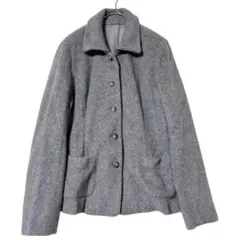 CARA O CRUZ レリアン ウールジャケット 羽織り グレー