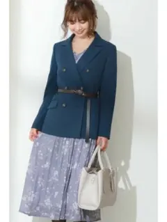 PROPORTIONBODYDRESSING ベルト付テーラードダブルジャケット