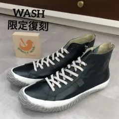 WASH限定復刻 x SPINGLE MOVE サイドzip ハイカットシューズ