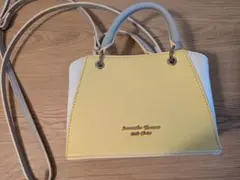 Samantha Thavasa ショルダーバッグ イエロー/ホワイト