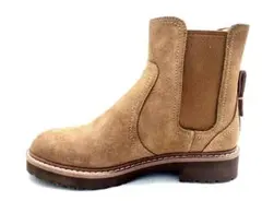 h*n様 Cole Haanベージュ スエード サイドゴアブーツレディース23c