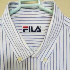 FILA  ボタンダウンシャツ ストライプ Lサイズ