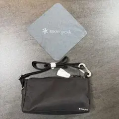 snow peak ブラックポーチ クリーニングクロス付き