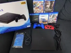 （動作確認済）PlayStation 4 本体 1TB + ゲームソフト5本付き