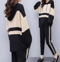 ルームウェア　フード付き　上下セット ✨美品✨ XL