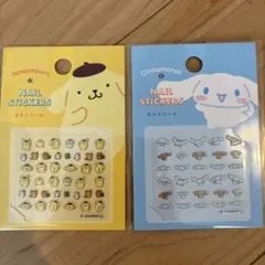 ポムポムプリン・シナモロール ネイルシールセット　セリア