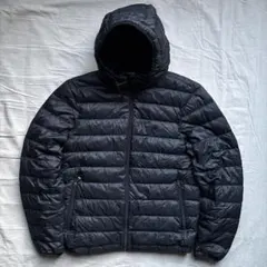 【現行】Ralph Lauren ライトダウンジャケット 同色ポニー ブラック