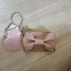 ロリィタ新品リボン付きピンク　コインケース青木美沙子しまむら