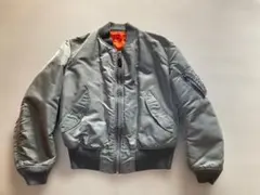 ALPHA MA-1 フライトジャケット M シルバー