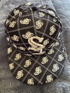 Sean John ベースボールキャップ 総柄 ブラック 7 3/8のサムネイル