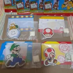 スーパーマリオ☆キャラマグネッツ☆マグネット☆４点セット売り☆ジュゲム・ピノキオ