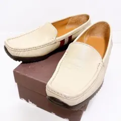 美品◇BALLY バリー　トレスポ　ローファー　ストライプ　モカシン　スリッポンのサムネイル