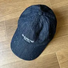Supreme デニム キャップ スパンコール