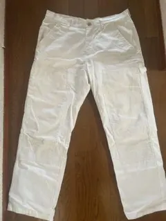 ワークパンツ 白