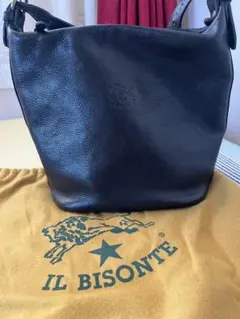 IL BISONTE 黑色肩背包 水桶包