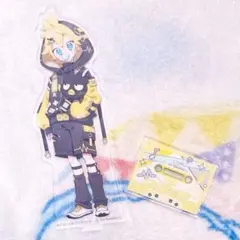 アクリルスタンド 等身大立像展示記念グッズ ピアプロキャラクターズ ビッグアクリルスタンド（鏡音レン） 等身大立像展示記念グッズ HMV