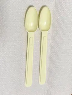 計量スプーン 2本セット クリーム色のサムネイル
