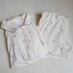 美品✨️ マタニティ パジャマ 前開き リボン 西松屋 産前産後 授乳