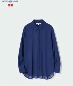 【UNIQLO】『イネスドラフレサンジュ』コットンシアーシャツ!!