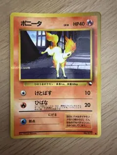 ポケモンカード ポニータ 旧裏面