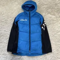 極美品！ATHLETAアスレタ中綿ウォームジャケットS防寒サッカーフットサル