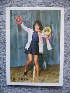 浅田美代子　アイドルカード　B８サイズ