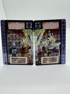 【美品】ドラゴンボールカードダス本弾キラカード　全員出撃2枚