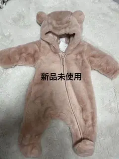 H&M　カバーオール　新品未使用　50cm　クマ耳付き