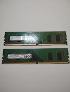 DDR4-2666 4GB×2 デスクトップ用メモリ 計8GB 【中古】のサムネイル