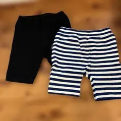 黒とストライプのパンツ 80〜90cm