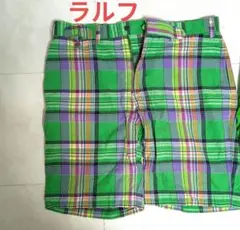 Polo by Ralph Lauren 緑色ショートパンツ 34インチ 中古品