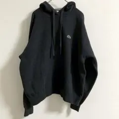 ラコステ カシミヤ ロゴ パーカー 黒 カジュアル ゆったり 長袖 C270