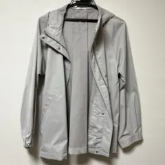 ハニーズ　GLACIER フード付きグレーベージュジャンパー　ブルゾン　L