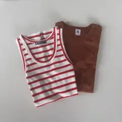PETIT BATEAU 半袖 Tシャツ タンクトップxs xxs 12ANSのサムネイル