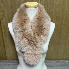 ベージュファーポンポンマフラー ☝˃̵͈̑ᴗ˂̵͈̑ ❤