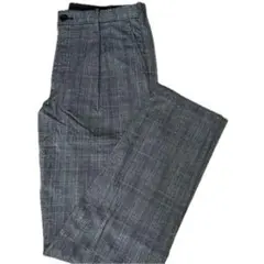 GU グレー チェック スラックス Mサイズ