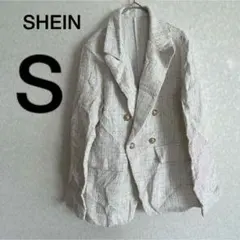 古着✨SHEIN シーイン ホワイト 白 テーラードジャケット【S】リメイク