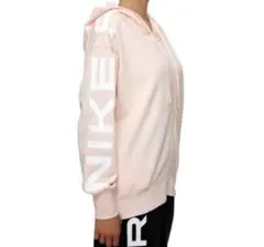 L 新品 ナイキ スウェット デカロゴ フーディ ジップアップ オーバーサイズ