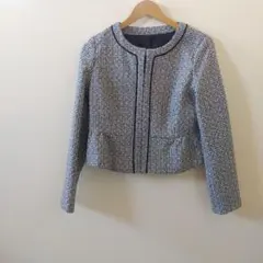 【美品】上品ツイードセットアップ フォーマル 入学式 卒業式　11号