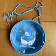 平成レトロ【未使用】当時物 エンジェルキティクリアショルダーバック 