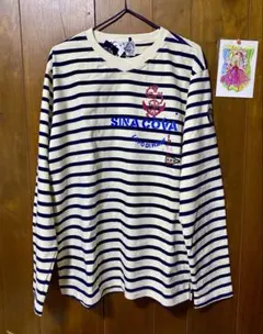 新品 SINA COVA シナコバ ボーダー 長袖カットソー