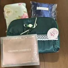 新品未使用　マルチポーチ　コンパクトポーチ 長方形ポーチ　ビッグポーチ4点セット