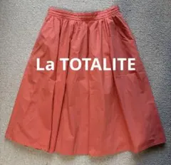 【美品】ラトータリテオレンジ フレアスカート サイズ40のサムネイル