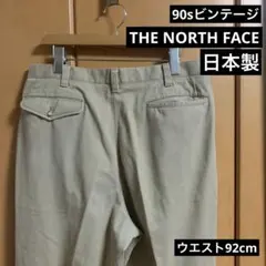 90sビンテージ　THE NORTH FACE チノパン　ウエストサイズ92のサムネイル