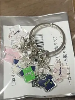 スワポン 塩見泰隆　6連ユニホーム型キーホルダー